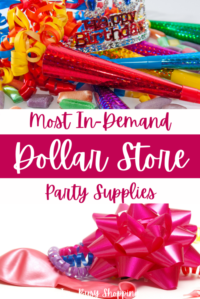 Pin showing Dollar Store Party Supplies