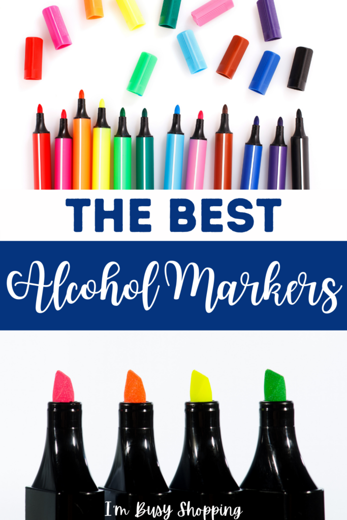 Pin showing the title Best Alcohol Markers to Buy