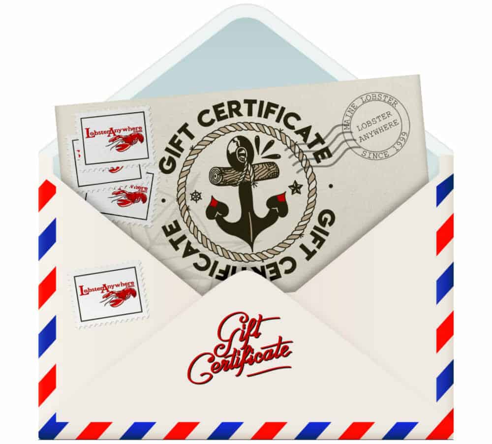 LobsterAnywhere seafood gift certificate