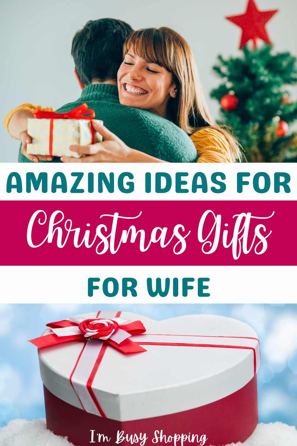 Pin showing Ideas for Christmas Gifts for Wife
