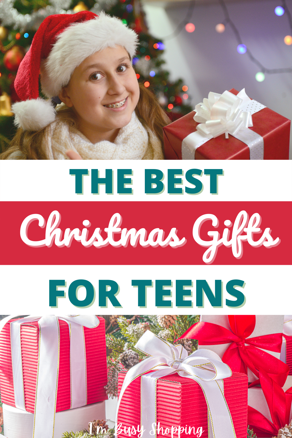 Pin showing the Best Christmas Gifts for Teens