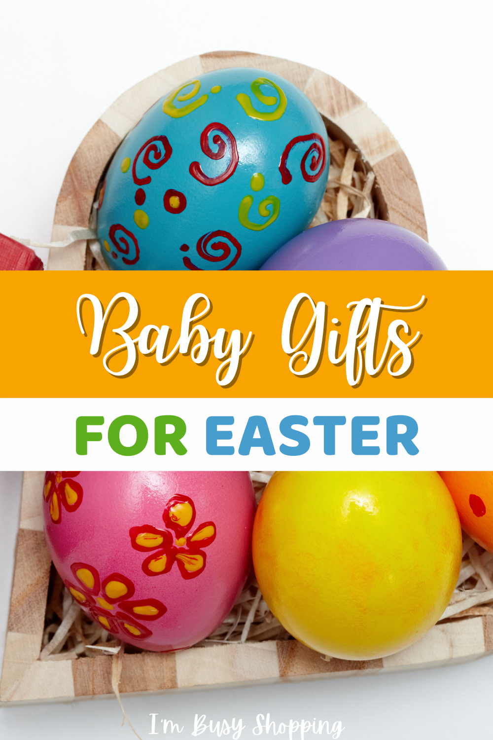 Pin showing Baby Gifts for Easter